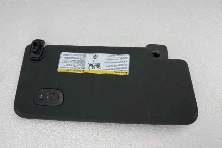 2019-2023 Dodge Ram 1500 Left Driver Sun Visor W/Garage Door Opener Black Foto 1 de 4