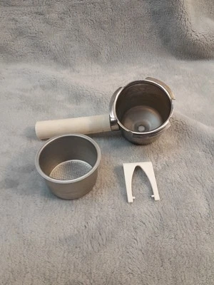 Portafiltro/mango Salton Cappuccino Espresso Ex-19 con clip punta faltante de pieza OEM Foto 1 de 4