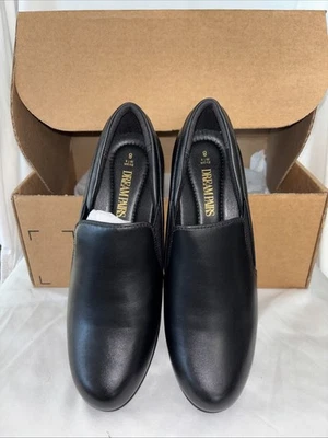 Women's DREAM PAIRS black DPU214 low chunky block heel oxford pumps size 8 NIB - Image 1 of 4
