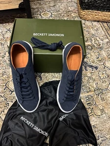 Beckett Simonon, Reid Sneaker, Navy White 11.5 New In Box Never Been Worn - Picture 1 of 5
