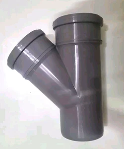 110mm / 4" Y Branch Soil Pipe Fitting Grey Above Ground PVC Plastic - Picture 1 of 1