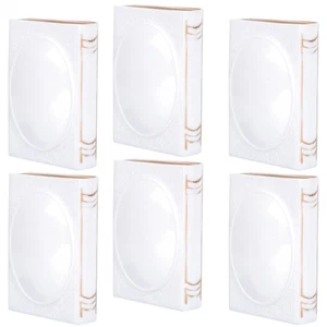Caja de almacenamiento de 6 piezas adorno bíblico joyería cofre niñas contenedores - Imagen 1 de 12
