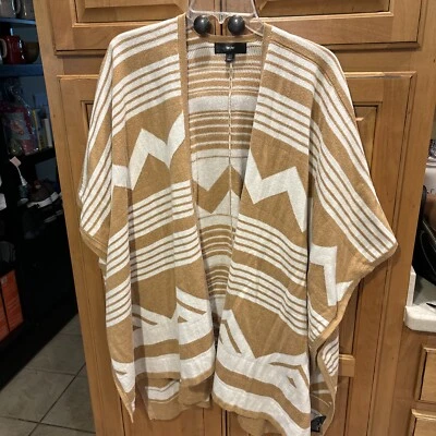 Mossimo Open Front Draped Aztec Southwestern Knit Cardigan Size S/M - Image 1 of 4
