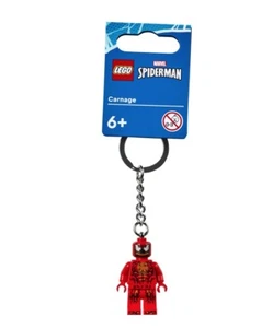 Lego Marvel Heroes - Carnage Keychain Keyring - 854154 - BNWT - Picture 1 of 2
