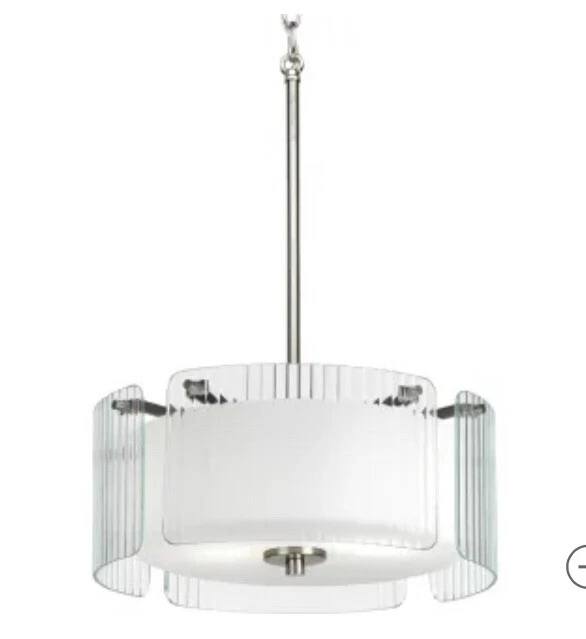 Colgante de tambor de dos luces Progress Lighting cupé Foto 1 de 4