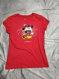 Damen Disney Parks Walt Disney World Minnie Mouse Mickey Mouse Liebe T-Shirt L - Bild 1 von 7