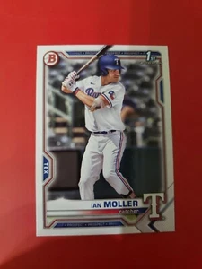 Ian Moller 2021 Bowman Draft BD-42 base di carta, Texas Rangers - Foto 1 di 2