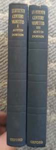 Eighteenth Century Vignettes First & Third Series Austin Dobson - Picture 1 of 16