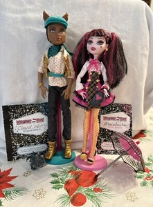 Monster High Forbitten Love 2 Pack Draculaura Clawd Wolf Dolls COMPLETE - Picture 1 of 6