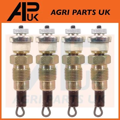 4x Glow Heater Plug for International 250 276 374 384 414 434 444 3434 Tractor - Image 1 of 3
