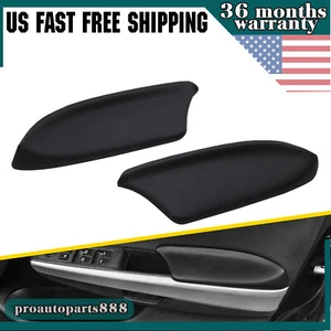 2pcs Armrest Front Door Panels Leather Lid Pad for 2008-2012 Honda Accord Sedan - Picture 1 of 8
