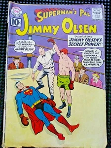 Superman's Kumpel Jimmy Olsen DC Comic Nr. 55 09/1961 Jimmy Olsens geheime Macht - Bild 1 von 7