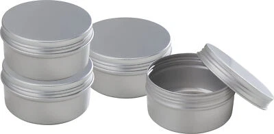 VBS Cremedose Rund mit Schraubdeckel Aluminium 10, 6 oder 4 Stück Dose Behälter - Bild 1 von 3