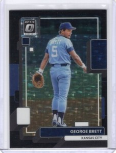 2022 Panini Donruss Optic Black Stars Prizm /149 George Brett #114 HOF