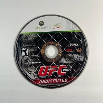 UFC 2009 Undisputed Microsoft Xbox 360 Video Game THQ - DISC ONLY - Image 1 of 2