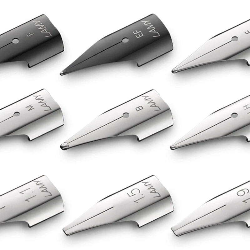 LAMY Fountain Pen Replacement Nib Z50 Spare Single Nibs Silver Black F M B 1.5 - Image 1 of 4