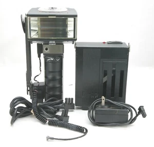 Metz 60 CT-4 Kit W/ Battery Holder, Charger, Cord, Bracket & Sync. Tested. READ. - Picture 1 of 2