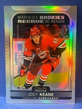 2021-22 O-Pee-Chee Platinum Marquee Rookies Rainbow Joey Keane ##217 Hurricanes