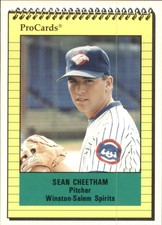 1991 Winston-Salem Spirits ProCards #2822 Sean Cheetham