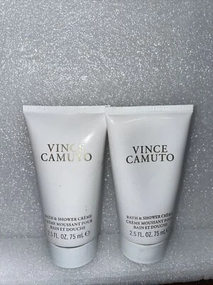 Lote de 2 tubos VINCE CAMUTO CREME DE BANHO & DUCHE não lacrado 2.5oz - Imagem 1 de 4