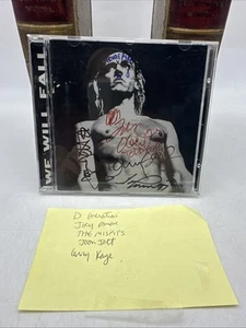 SIGNED!!! Many Signatures- We Will Fall- CD- 539- Must See!!! - Picture 1 of 16