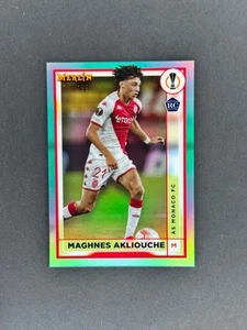 2022-23 Topps Merlin UCC Maghnes Akliouche #17 Aqua Refractor /199 Rookie RC - Picture 1 of 2