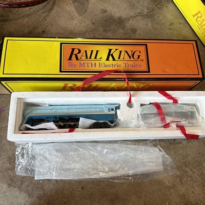 MTH Rail King MT-1106 ATSF Streamlined Northern Die Cast Steam Engine 3760 - Image 1 of 4