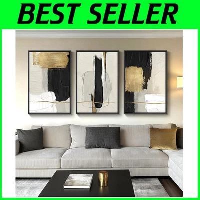 Elegantes pinturas abstractas para oficina en casa, 72" de ancho Foto 1 de 4