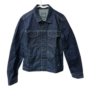 Bonobos The Jean Veste Trucker Coupe Résine Foncée Rinçage Coton Cône Denim Medium - Photo 1/10