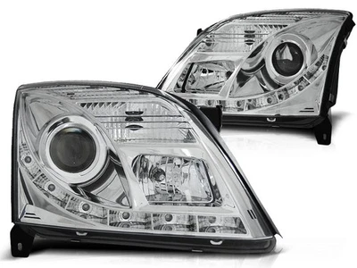 Faros LED De Día Óptica Para Opel Vectra C / Signum Año 02-05 Cromo - Imagen 1 de 2