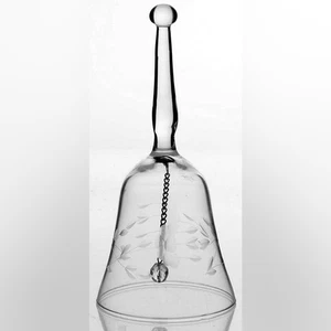 Vintage Princess House | Heritage Glass Bell with Floral Design - Picture 1 of 6