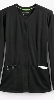 HEALING HANDS HH WORKS SIZE XL BLACK JACKET Style 5500 Megan Jacket - Image 1 of 4