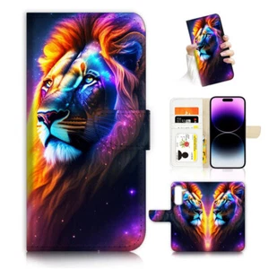 ( For Samsung S25+ / S25 Plus ) Flip Case Cover AH26892 Lion - Picture 1 of 7