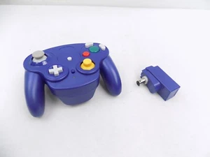 Brand New Wireless Purple / Indigo Game Cube Controller & Adapter for Nintend... - Picture 1 of 5