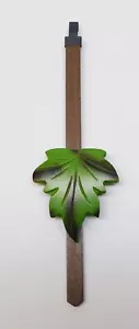 Cuckoo Clock Pendulum 2" Maple Leaf Style NEW GREEN German Made 7 1/4" Length - Picture 1 of 3