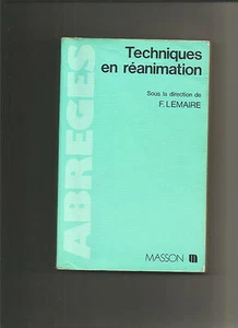 Techniques en réanimation - F.Lemaire - Foto 1 di 2