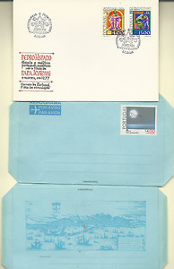 PORTUGAL 1977 PAPA JOAO XXI FDC & 7 OFFICIAL POSTAL CARDS & 2 AEROGRAMMES MINT