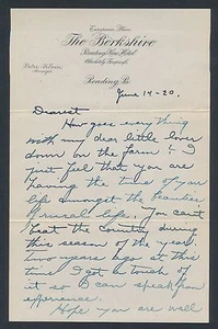 1920 DICK HOBLITZELL Vintage Baseball Signed 5 PAGE LETTER! (D. 1962) - Picture 1 of 5