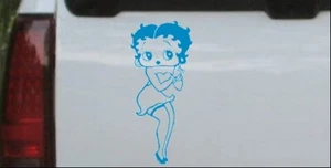 Calcomanía para ventana de coche o camión Betty Boop azul 2,6X6 - Imagen 1 de 1