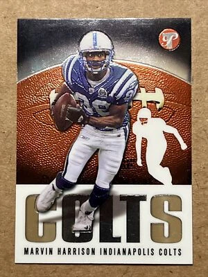 Marvin Harrison 2003 Topps Pristine Football Card. Colts - Image 1 of 4