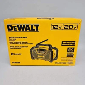 New DeWalt DCR028B 12v/20v MAX Jobsite Bluetooth Radio - Afbeelding 1 van 1