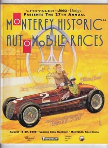 27. Monterey Historic Automobile Race Laguna Seca Program 2000 Maserati - Bild 1 von 5