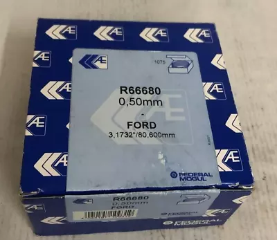 4CYL Piston Ring set R66680 80.60MM OS .50 MM AE FITS FORD MORGAN PLUS ZH18N/M/P — 第 1/4 张图片