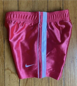 Nike Girls Size 4T Shiny Pink Athletic Basketball Shorts - Picture 1 of 2