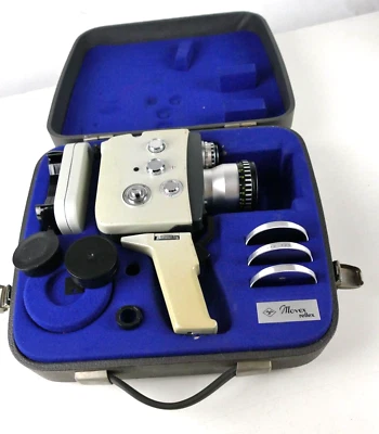 Agfa Movex Reflex Doppel 8 Kamera Schmalfilmkamera mit Koffer Pro-3634 - Bild 1 von 4