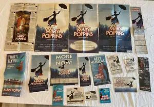 15+ Mary Poppins Broadway Musical Zeitungsanzeigen OBC/Tony/Abschluss RAR - Bild 1 von 1