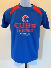 New Mended Chicago Cubs Youth Size M (10/12) Blue Athletic Shirt