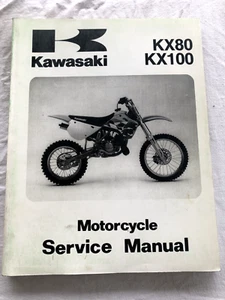 Kawasaki 1991-1997 Kx80/ KX100 Workshop service repair manual P/N 99924-1144-04 - Picture 1 of 5