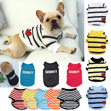 Ubrania dla psów dla zwierząt domowych T-shirt Szczeniak Kot Sweter Płaszcz Buldog francuski Chihua Odzież_