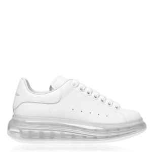 Alexander McQueen Larry Oversized Clear Sneaker - White/White / UK3 EU36 - Picture 1 of 11
